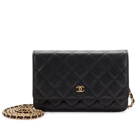 chanel black wallet on chain gold hardware|Chanel wallet on chain preis.